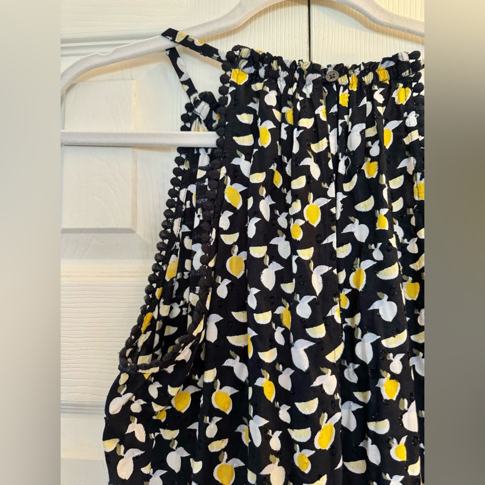 LOFT Lemon Romper size S - Picture 6 of 7